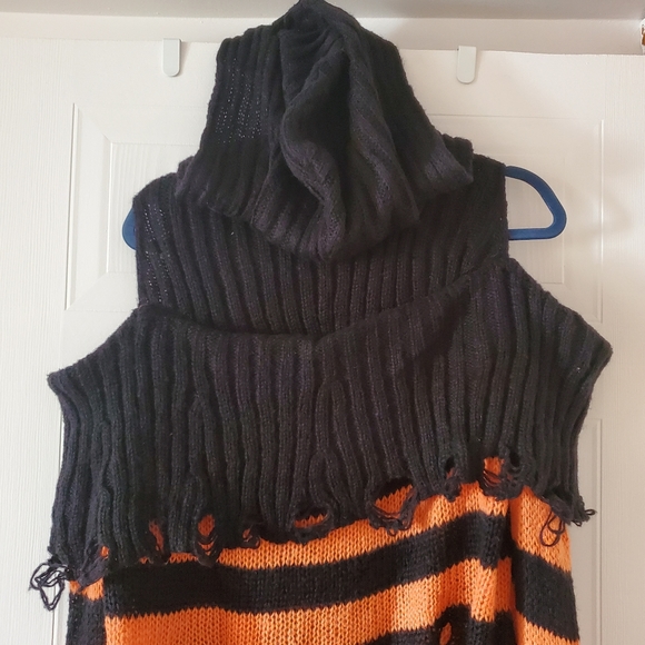 NWT Killstar plus size hooded knit sweater - Picture 6 of 9